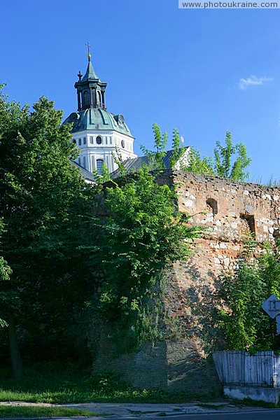 Berdychiv. Powerful monastery walls Zhytomyr Region Ukraine photos