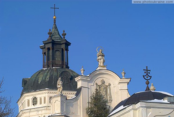 Berdychiv. Sculptural decoration of church Zhytomyr Region Ukraine photos