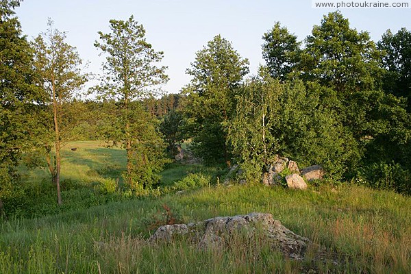 Vysokyi Kamin. At High Rock Stone Zhytomyr Region Ukraine photos