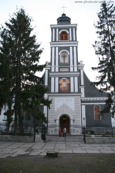 Zhytomyr. Four levels bell tower of church Zhytomyr Region Ukraine photos
