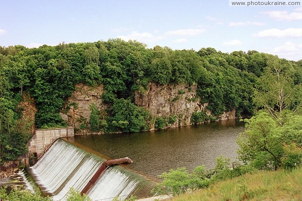 Zhytomyr. Dam and rock Four Brothers Zhytomyr Region Ukraine photos