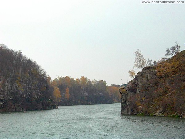 Zhytomyr. At narrowest point of Teteriv canyon Zhytomyr Region Ukraine photos