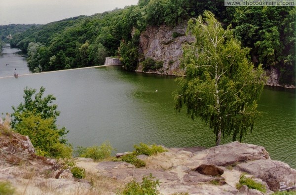 Zhytomyr. Upper edge of dam Teteriv Zhytomyr Region Ukraine photos