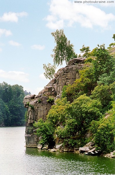 Zhytomyr. Rock Head Chatskyi Zhytomyr Region Ukraine photos