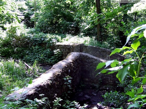 Kmytiv. Dilapidated park buildings Zhytomyr Region Ukraine photos