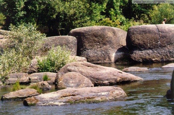 Korosten. Stone chaos of urban park Zhytomyr Region Ukraine photos