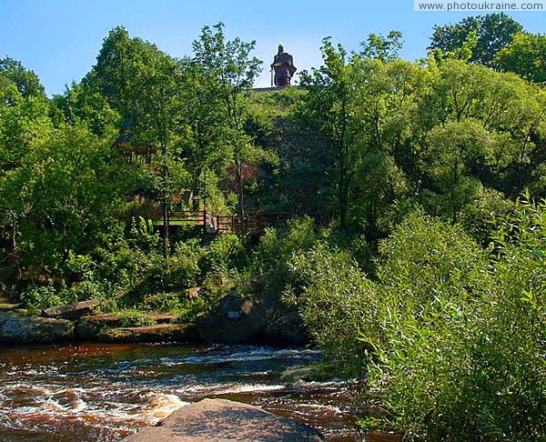 Korosten. Rock above Uzh Zhytomyr Region Ukraine photos