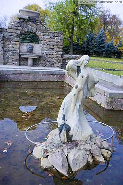 Korostyshiv. Sadly unemployed Fountain Zhytomyr Region Ukraine photos