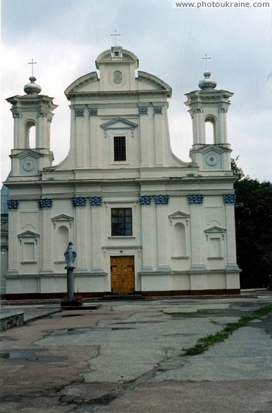 Korostyshiv. Front facade of church Zhytomyr Region Ukraine photos