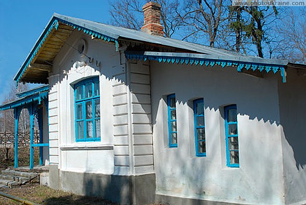 Nova Chortoryia. House doorkeeper of estate Zhytomyr Region Ukraine photos