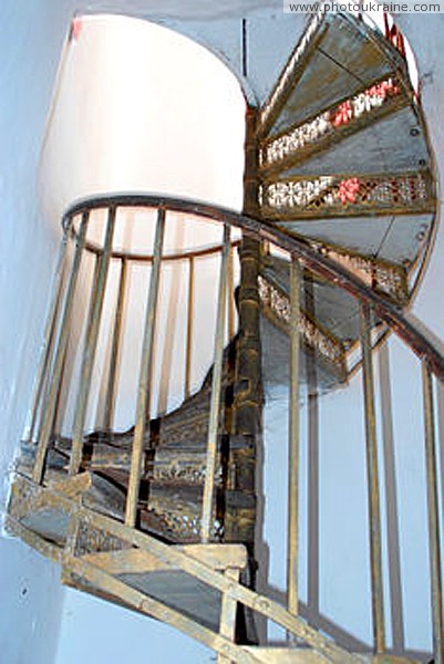 Nova Chortoryia. Spiral staircase Zhytomyr Region Ukraine photos