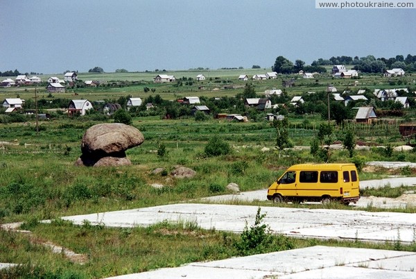 Novograd-Volynskyi. Rock stone mushrooms Zhytomyr Region Ukraine photos