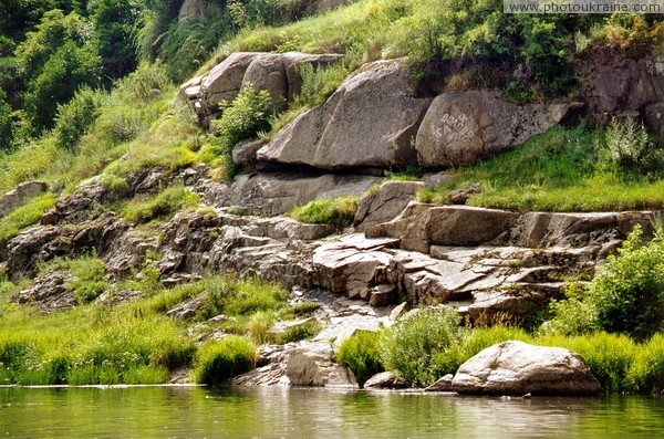 Novograd-Volynskyi. Granite Beach Sluch Zhytomyr Region Ukraine photos