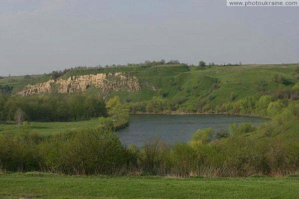 Novograd-Volynskyi. Meander case in suburbs Zhytomyr Region Ukraine photos