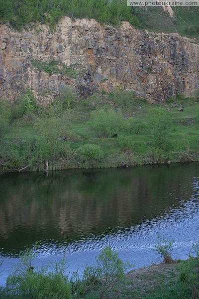 Novograd-Volynskyi. Granites and river Sluch Zhytomyr Region Ukraine photos