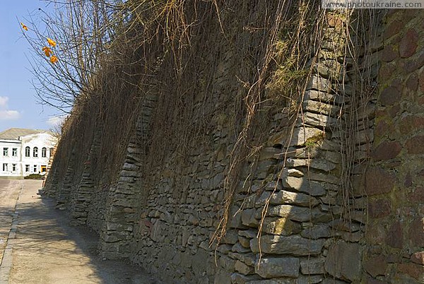 Ovruch. Retaining wall with buttresses Zhytomyr Region Ukraine photos