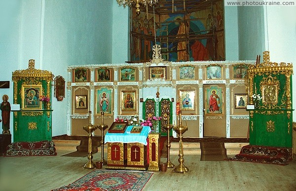 Ovruch. Iconostasis of Transfiguration Cathedral Zhytomyr Region Ukraine photos