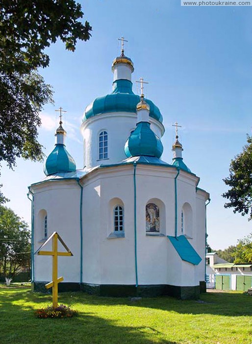 Olevsk. Altar facade Nicholas Church Zhytomyr Region Ukraine photos