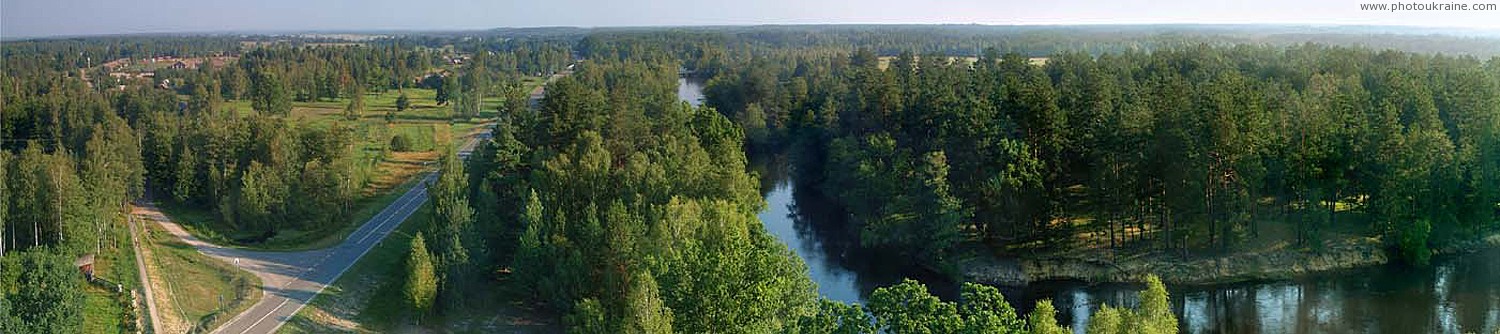 Poliskyi Reserve. Panorama Reserve Zhytomyr Region Ukraine photos