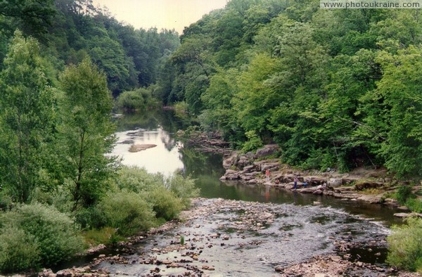 Trygiria. Rapids river bed Teteriv Zhytomyr Region Ukraine photos