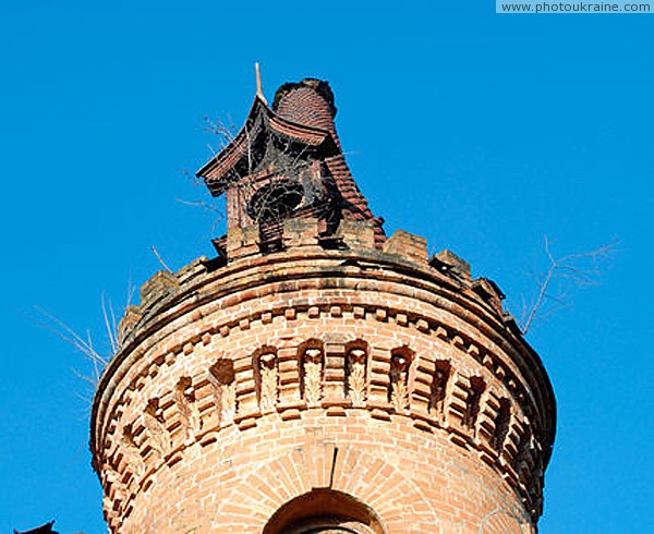 Turchynivka. Attic corner tower Zhytomyr Region Ukraine photos