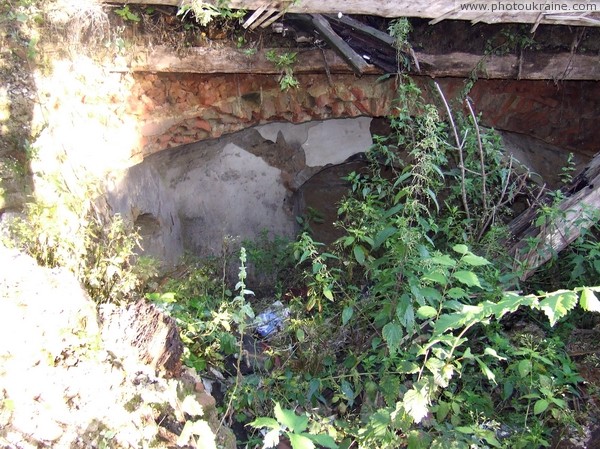 Tiutiunyky. A crumbling basement vault Zhytomyr Region Ukraine photos