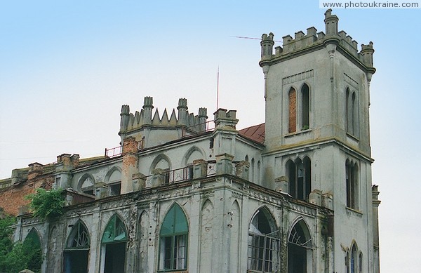 Chervone. Tower palace Grokholsky-Tereshchenko Zhytomyr Region Ukraine photos