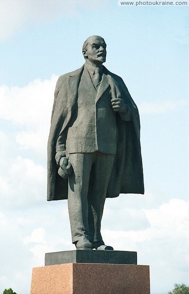 Cherniakhiv. Monument to V. Lenin Zhytomyr Region Ukraine photos