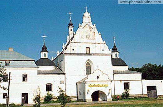  die Siedlung Letichev. Das dominikanische Kloster
Gebiet Chmelnizk 