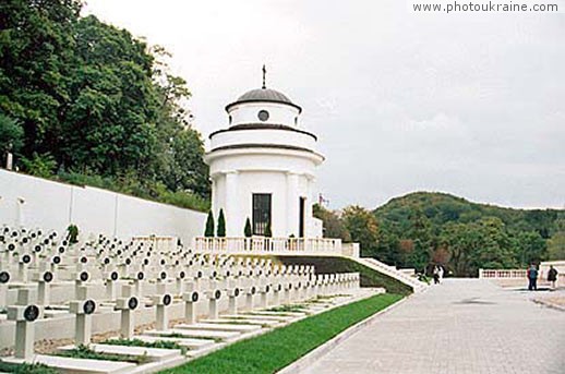 City Lviv. Lychakiv cemetery, Polish military buried Lviv Region Ukraine photos