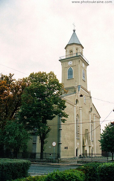 Beregove. Holy Cross Catholic Church Zakarpattia Region Ukraine photos