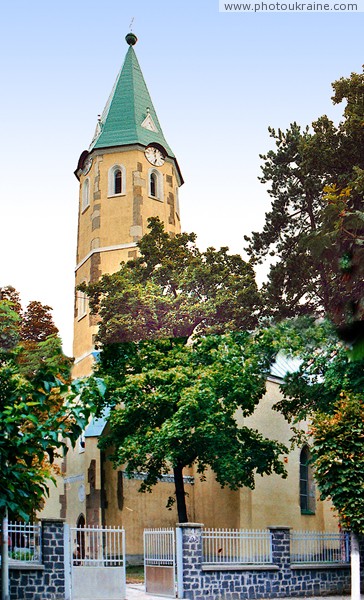 Vynogradiv. Ascension Catholic Church Zakarpattia Region Ukraine photos