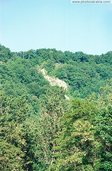 Vorochovo. Fragment Vorochovo rocks Zakarpattia Region Ukraine photos