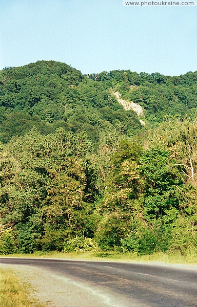 Vorochovo. Rock above road Uzhgorod  Perechyn Zakarpattia Region Ukraine photos