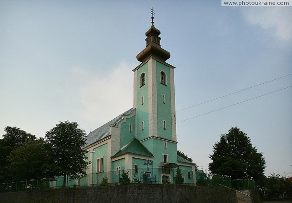 Zaluzhzhia. Church of Intercession Zakarpattia Region Ukraine photos