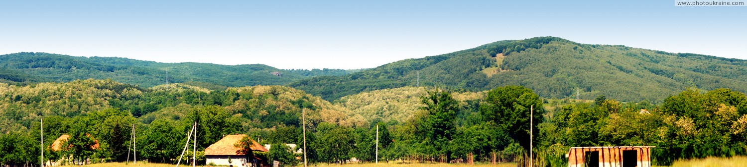 Ilnytsia. Panorama Enchanted Valley Zakarpattia Region Ukraine photos