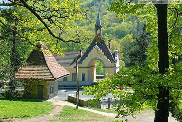 Karpaty. Station and house porter nursing home Zakarpattia Region Ukraine photos