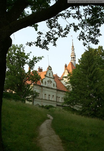 Karpaty. Trail to palace Shenborn Zakarpattia Region Ukraine photos