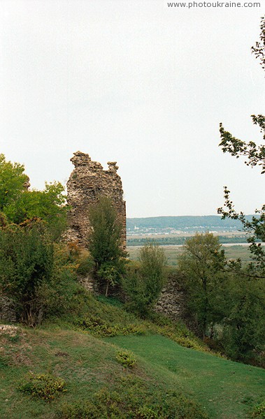 Korolevo. Remains of watchtower on Tisa Zakarpattia Region Ukraine photos