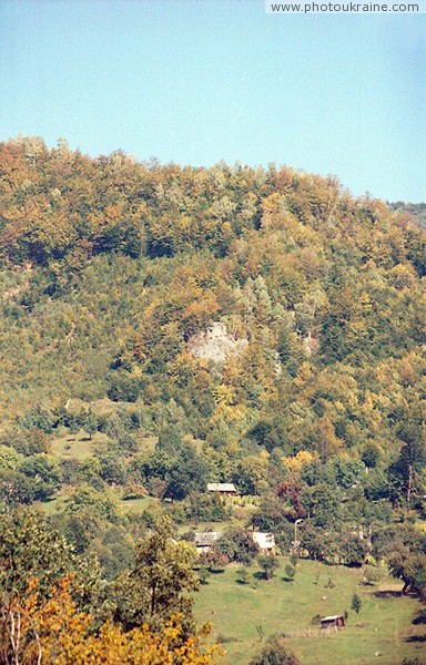 Kostylivka. Rocky ledge above village Zakarpattia Region Ukraine photos