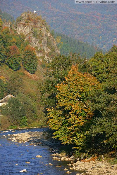 Kostylivka. Cross Rock Lovers Zakarpattia Region Ukraine photos