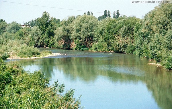Mukacheve. River Latorytsia Zakarpattia Region Ukraine photos