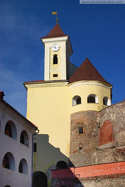 Mukacheve. Southern tower of Upper Castle Zakarpattia Region Ukraine photos