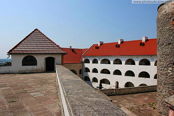 Mukacheve. On wall of Upper Castle Zakarpattia Region Ukraine photos