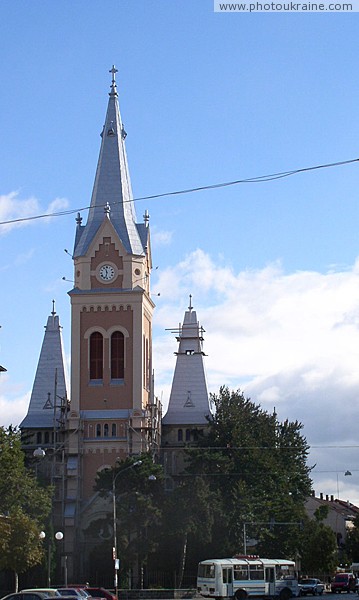 Mukacheve. Main temple area of Peace Zakarpattia Region Ukraine photos