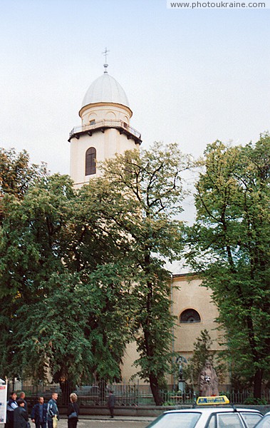 Mukacheve. Church of Assumption of Virgin Mary Zakarpattia Region Ukraine photos