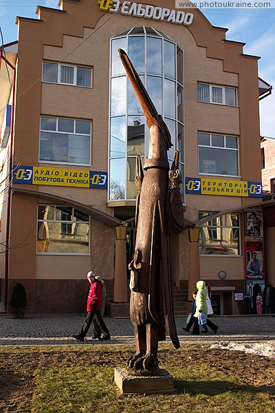 Mukacheve. Urban Sculpture Zakarpattia Region Ukraine photos