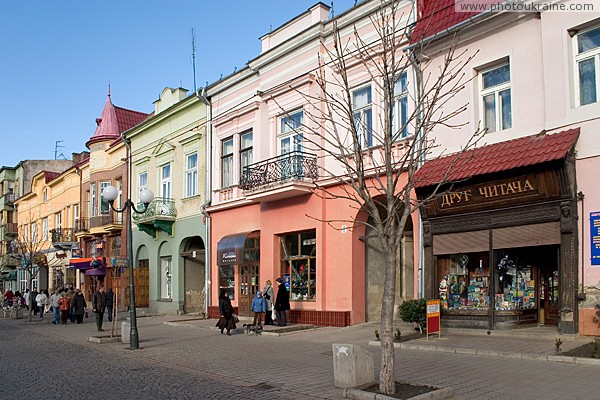 Mukacheve. Mansions in area of Peace Zakarpattia Region Ukraine photos