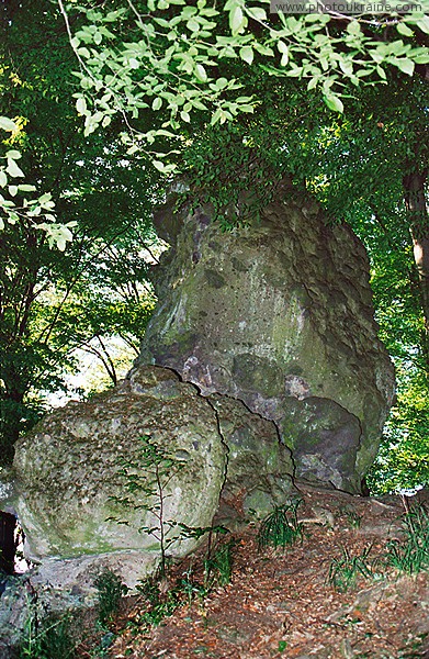 Nevytske. Volcanic outlier at Castle Hill Zakarpattia Region Ukraine photos