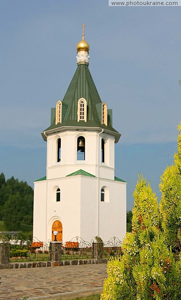 Svaliava. Bell tower of monastery Zakarpattia Region Ukraine photos